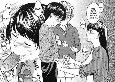 Big sister blows virgin boys hentai