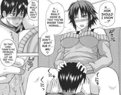 Brother looking at big sisters pussy hentai