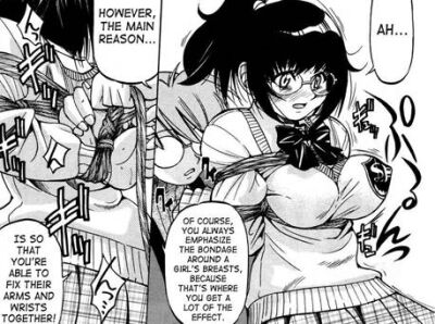 Girl tied up boobs Hentai