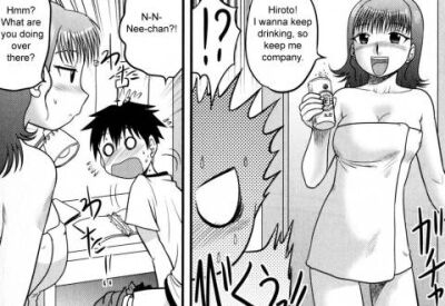 Hot Drunk Sister in Towel Hentai