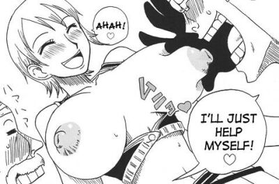 Nami Big Tits Grab hentai