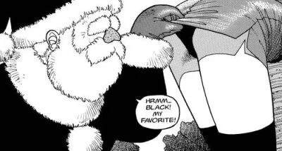 Pervert Santa lifting dress upskirt hentai