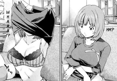 Busty Sister shows Big Breasts in Bra