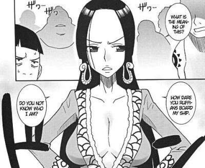 Boa Hancock big tits cleavage