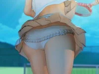 tennis girl upskirt panties shot