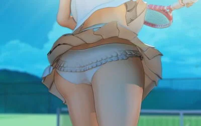 tennis girl upskirt panties shot