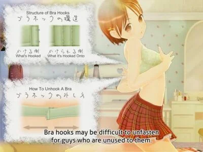 Sex lesson how to unhook a bra hentai video