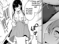Hide under sister's skirt!
