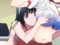 girl grabbing boobs
