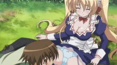 Omamori Himari Upskirt Panties