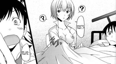 Rei Ayanami x Shinji hentai manga