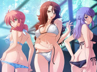 Gundam 00 hentai cg, sumeragi lee noriega in sexy bikini