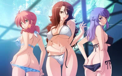 Gundam 00 hentai cg, sumeragi lee noriega in sexy bikini