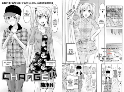 Crossdressing twins hentai manga