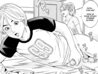 Mother caught her son masturbating instead of studying