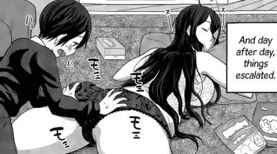 Groping sleeping sisters big butt in underwear
