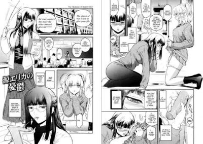 Futanari Schoolgirl Shows her Dick