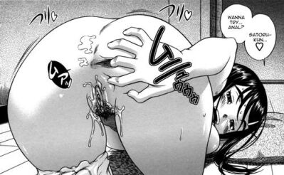Milf bent over spreading ass cheeks anal hentai manga
